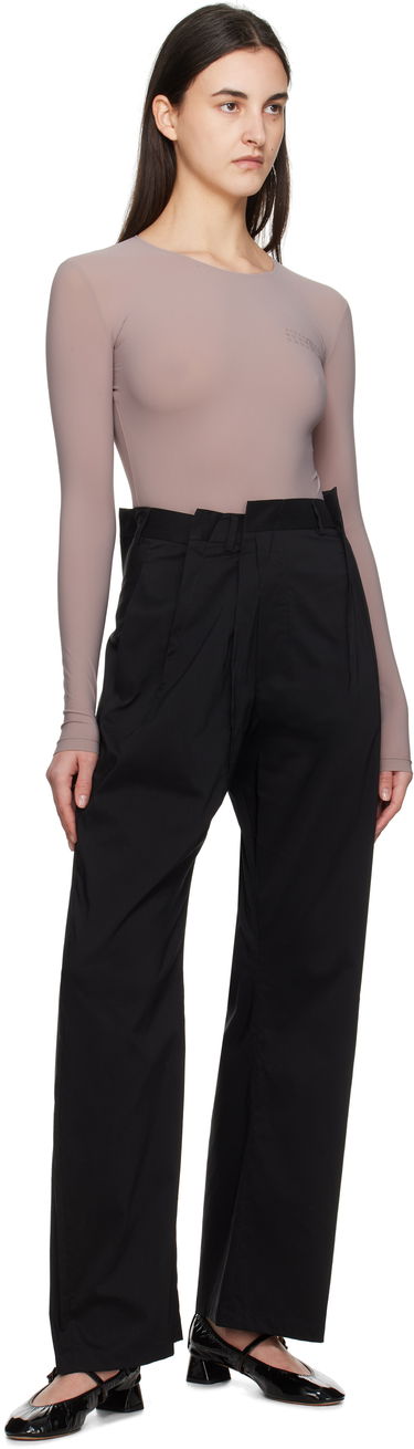 Bukser Maison Margiela MM6 Maison Margiela Shirting Darting Trousers Sort | S52KA0530 M35043, 3