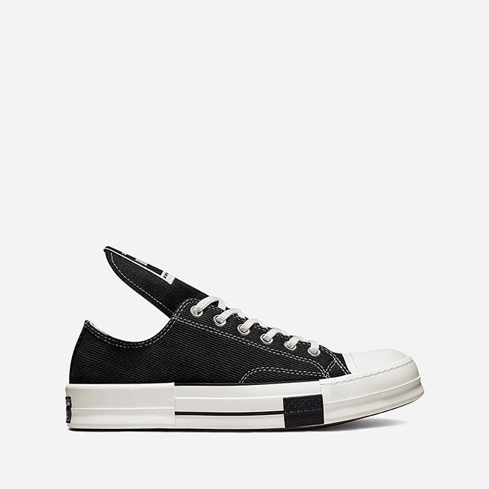 Sneakers og sko Converse Rick Owens x DRKSHDW DRKSTAR Chuck 70 Low "Black" Sort | 172347C, 1