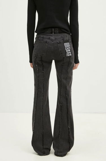 Jeans Ksubi KSUBI Soho Haunt High-Waisted Flare Jeans Sort | WPS25DJ003, 2