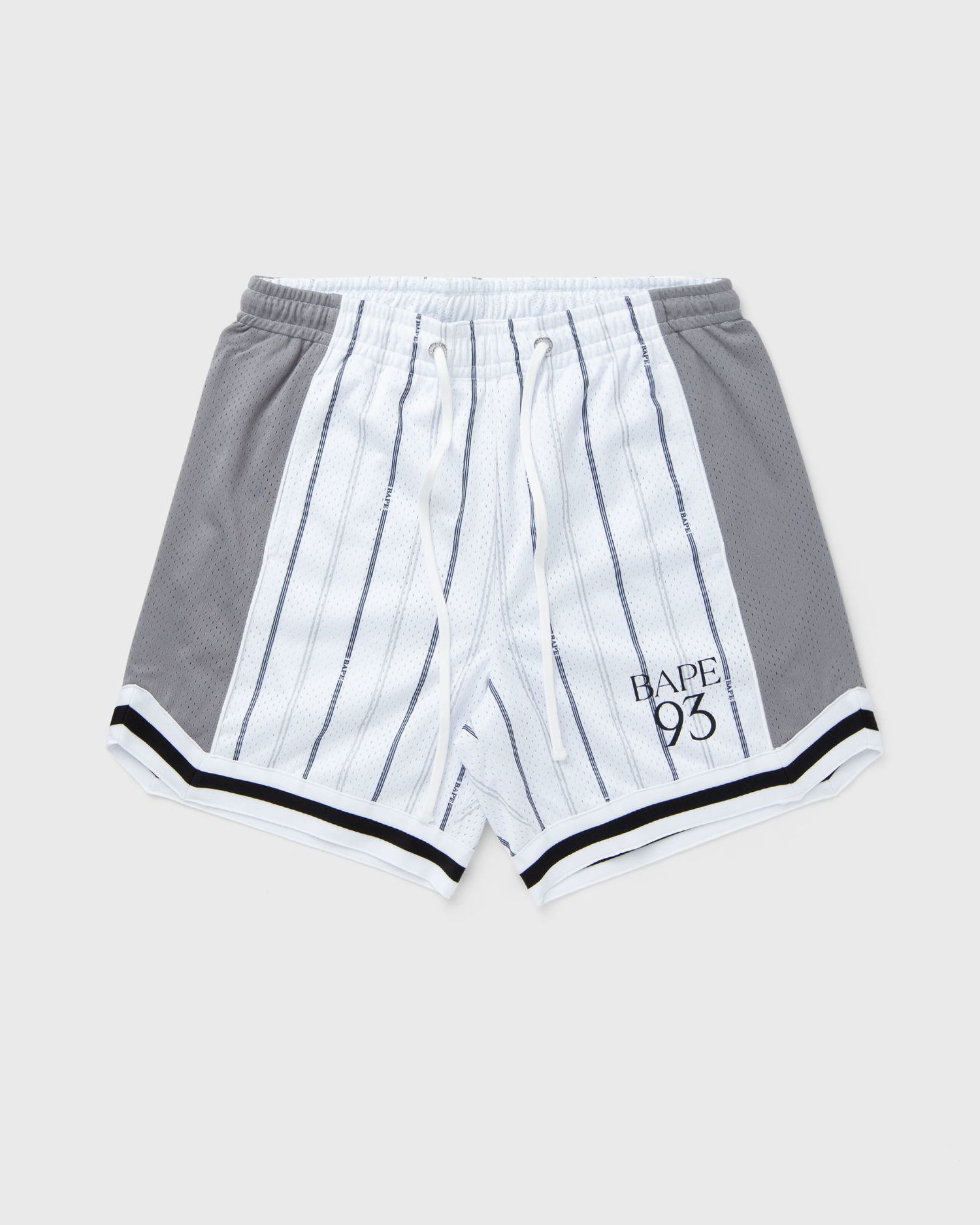 Shorts BAPE Reversible Relaxed Fit Mesh Shorts Hvid | 001SPL301325MWH, 1