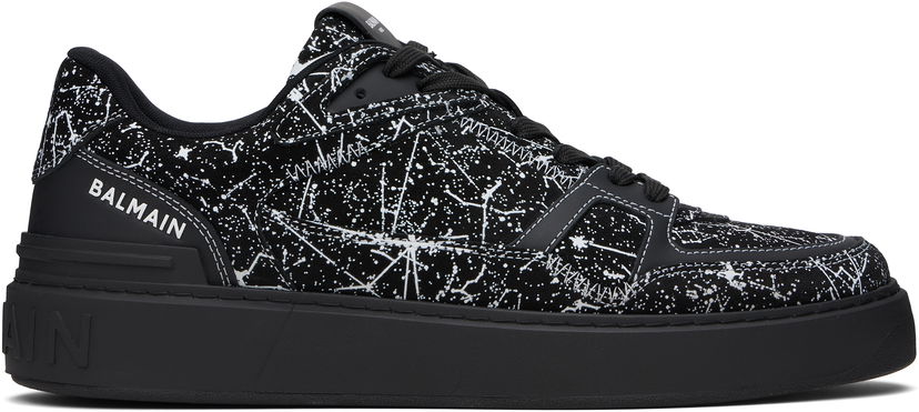 Sneakers og sko Balmain Balmain B-Court Galaxy Print Sort | EM0VI372LSVG