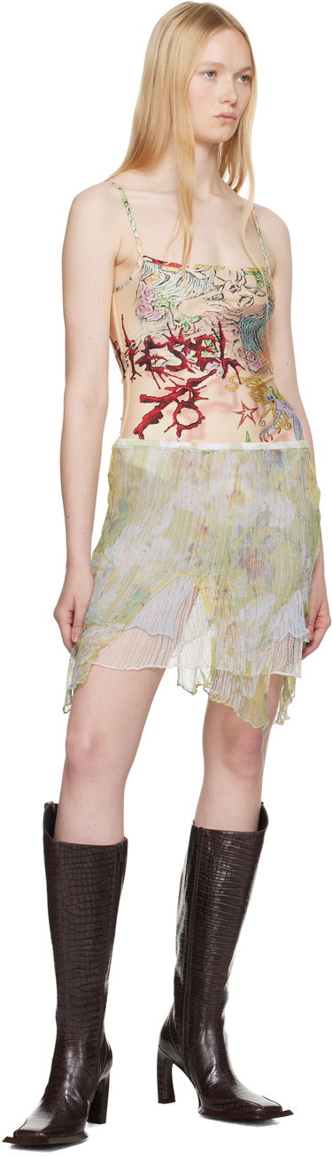 Nederdel Diesel Diesel M-Atreius Miniskirt Gul | A18023 0AFBS, 3