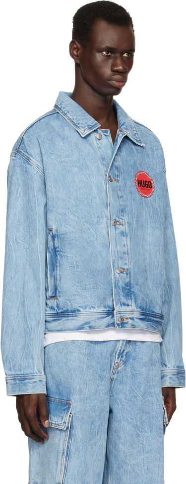 Jakke BOSS HUGO Faded Denim Jacket Blå | 50539200, 1