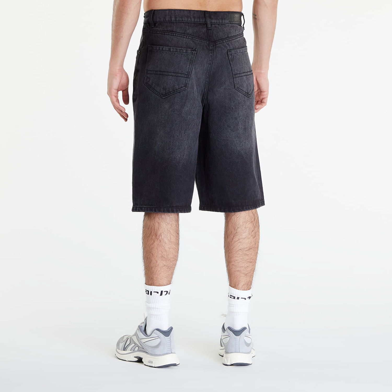 Shorts Urban Classics 90's Heavy Denim Shorts Black Washed Sort | TB6639-00709, 1