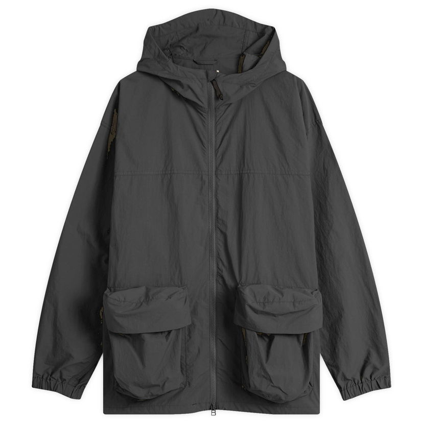 Vindjakke Snow Peak Snow Peak Nylon Tussah Jacket, Size Large Grå | JK-25SU008-BK