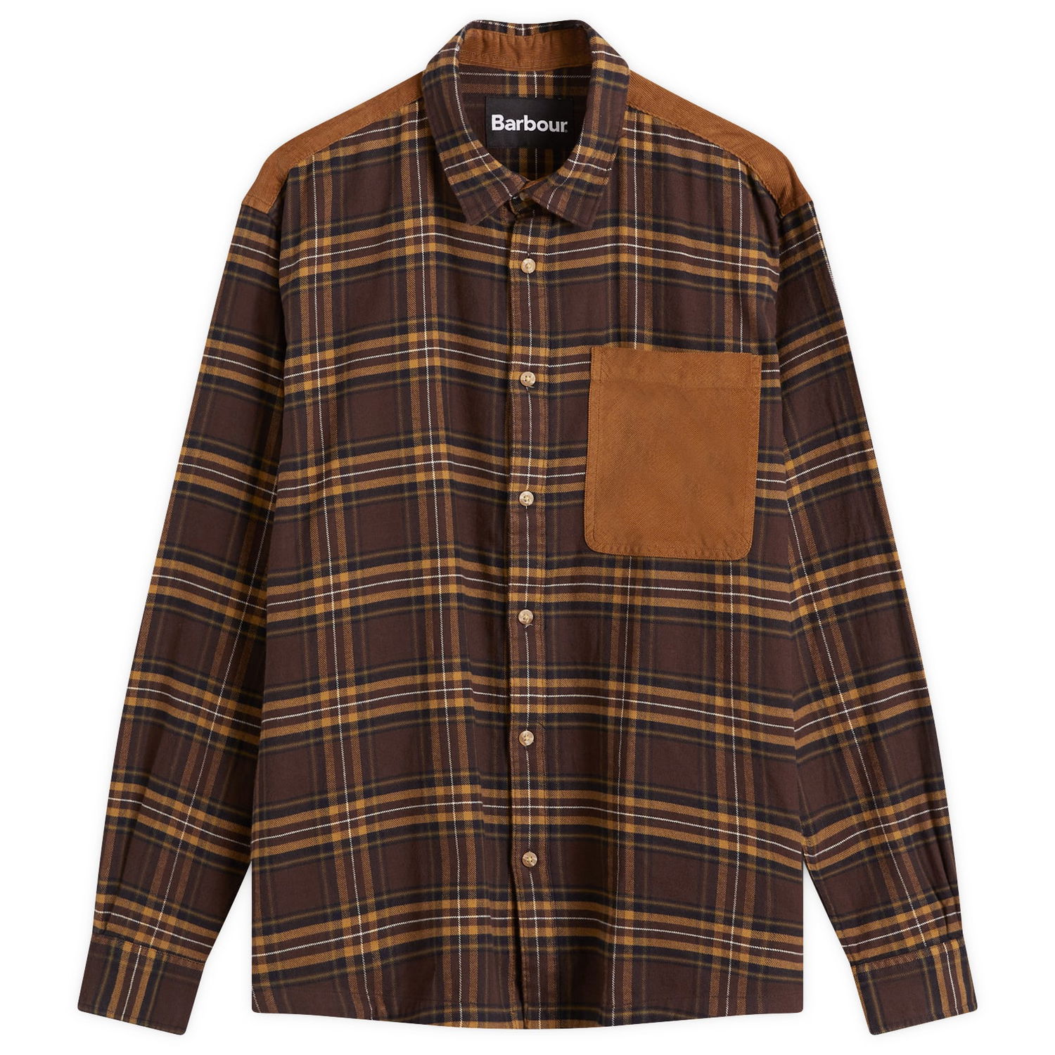 Skjorte Barbour Heritage Checked Shirt Large Brun | MSH5508BR71, 0