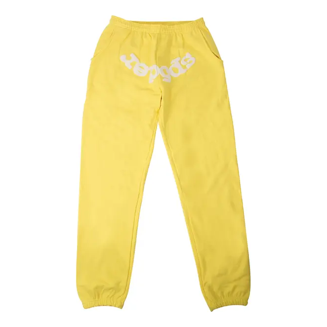 Joggingbukser Sp5der Logo Print Sweatpants Gul | 2406-100000204LPS-YELL