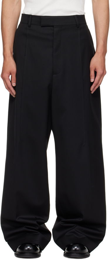 Bukser VETEMENTS Vetements Cut Baggy Tailored Trousers Sort | UH76TP350B, 0