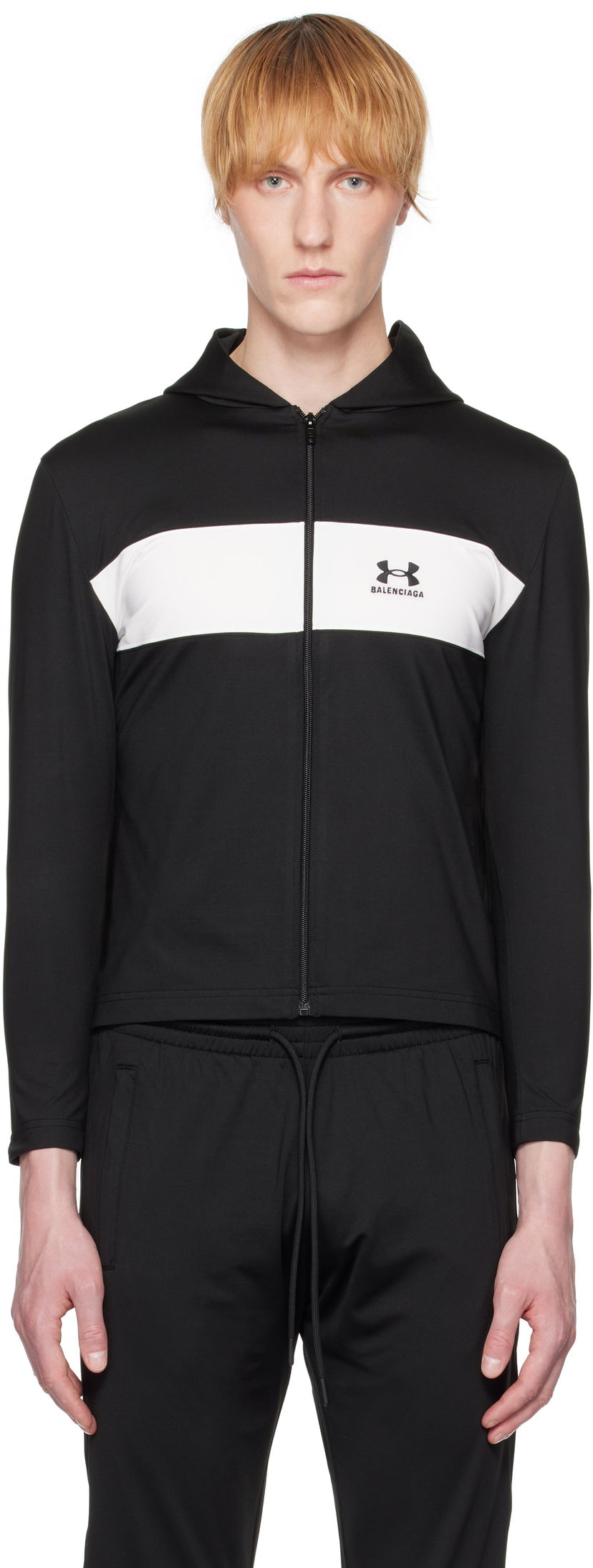 Træningsdragt Balenciaga Under Armour Edition Sweatsuit Hoodie by Balenciaga Sort | 813821TRVX2