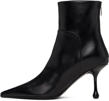 Skopleje Jimmy Choo Jimmy Choo Cycas 80 Leather Ankle Boots Sort | CYCAS AB 80 NAP, 2