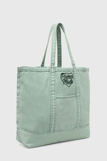 Mulepose Human Made Garment Dyed Tote Bag Grøn | HM27GD037, 1