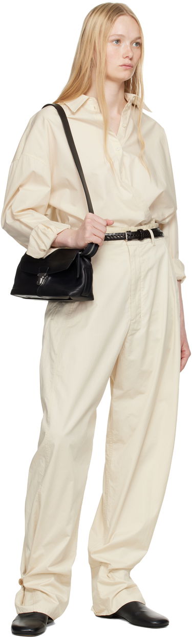 Skuldertaske LEMAIRE Lemaire Small Gear Leather Crossbody Bag Sort | BG0084 LL0122, 3