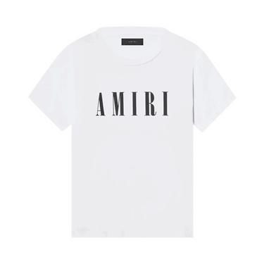 T-shirt AMIRI Core Logo Tee Hvid | PXMJLT001 100 WHIT, 0