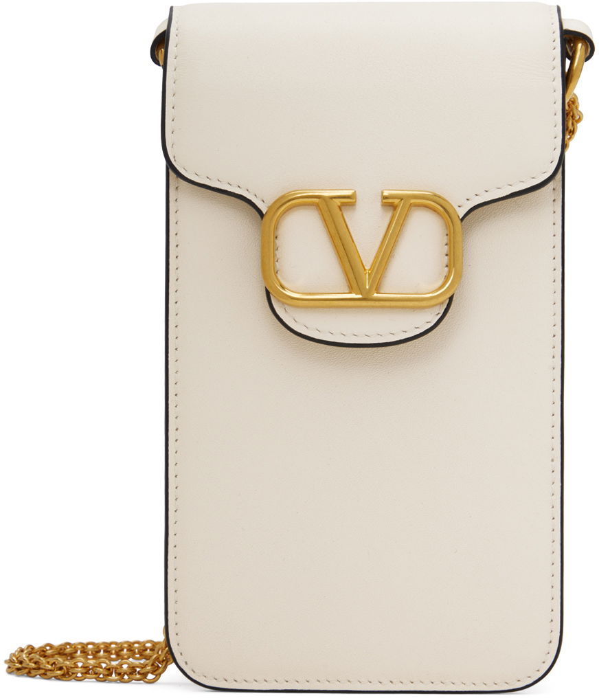 Skuldertaske Valentino Garavani 'V' Shoulder Bag "Off White" Beige | 2W0P0Z11ZXL, 0