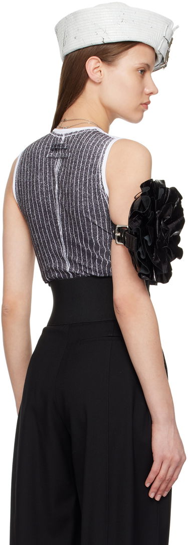 Tanktop Jean Paul Gaultier Jean Paul Gaultier 'Trompe L'oeil' Printed Tank Top Hvid | 24/25-U-TO183-J547-0100, 2