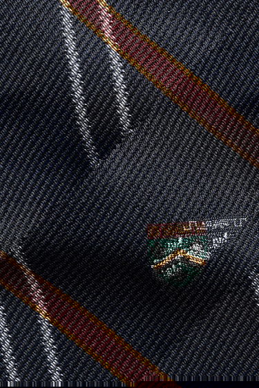Tilbehør Polo by Ralph Lauren Polo Ralph Lauren Silk Tie with Crest and Stripe Pattern Flerfarvet | 712971857, 2