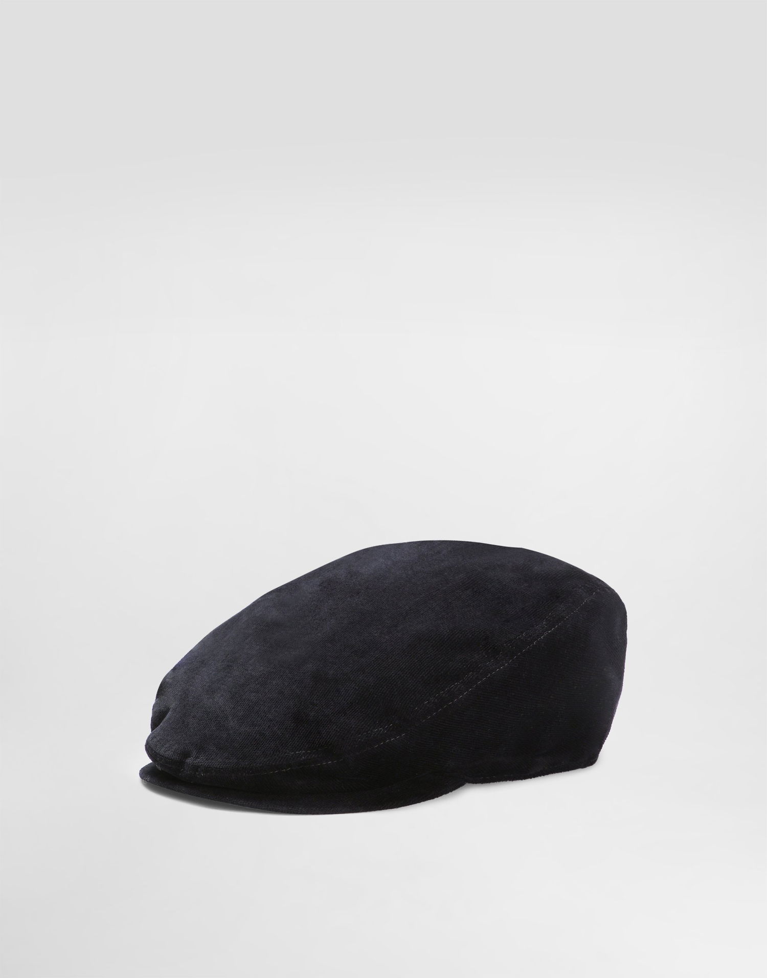 Kasket Dolce & Gabbana Dolce & Gabbana Velvet Flat Cap Mørkeblå | GH587AFUVJFN0000, 0