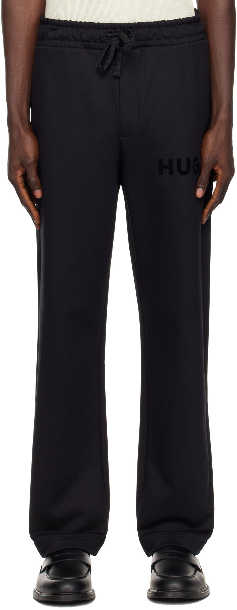 Joggingbukser BOSS Hugo Jersey Sweatpants Sort | 50529110