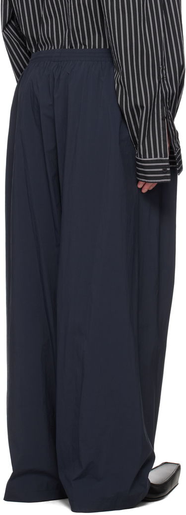 Bukser Balenciaga Balenciaga Nylon Track Pants Mørkeblå | 814576TRO32, 2