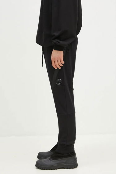 Joggingbukser C.P. Company Diagonal Raised Fleece Lens Sweatpants Sort | 17CMSP084A005086W, 1