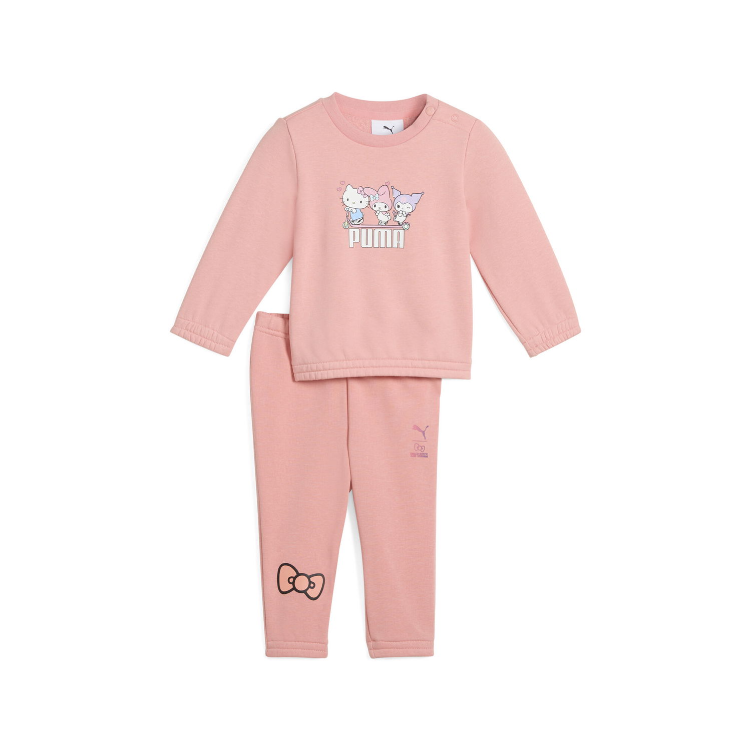 Træningsdragt Puma PUMA x HELLO KITTY AND FRIENDS Minicats Infant Crewneck and Leggings Set Lyserød | 630065_18, 0