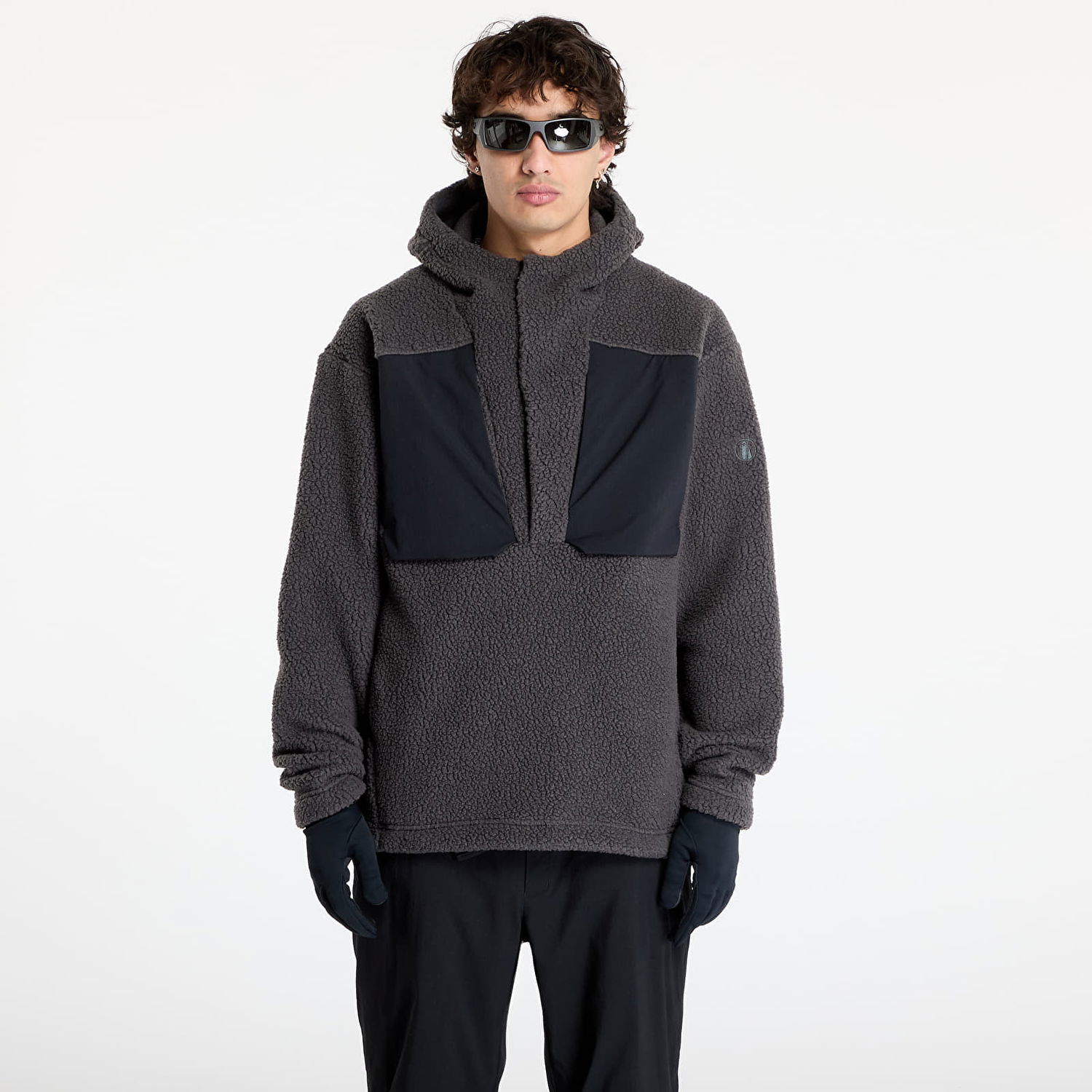 Sweatshirt Tilak Hooded Fleece Pullover Grå | 10007563, 0