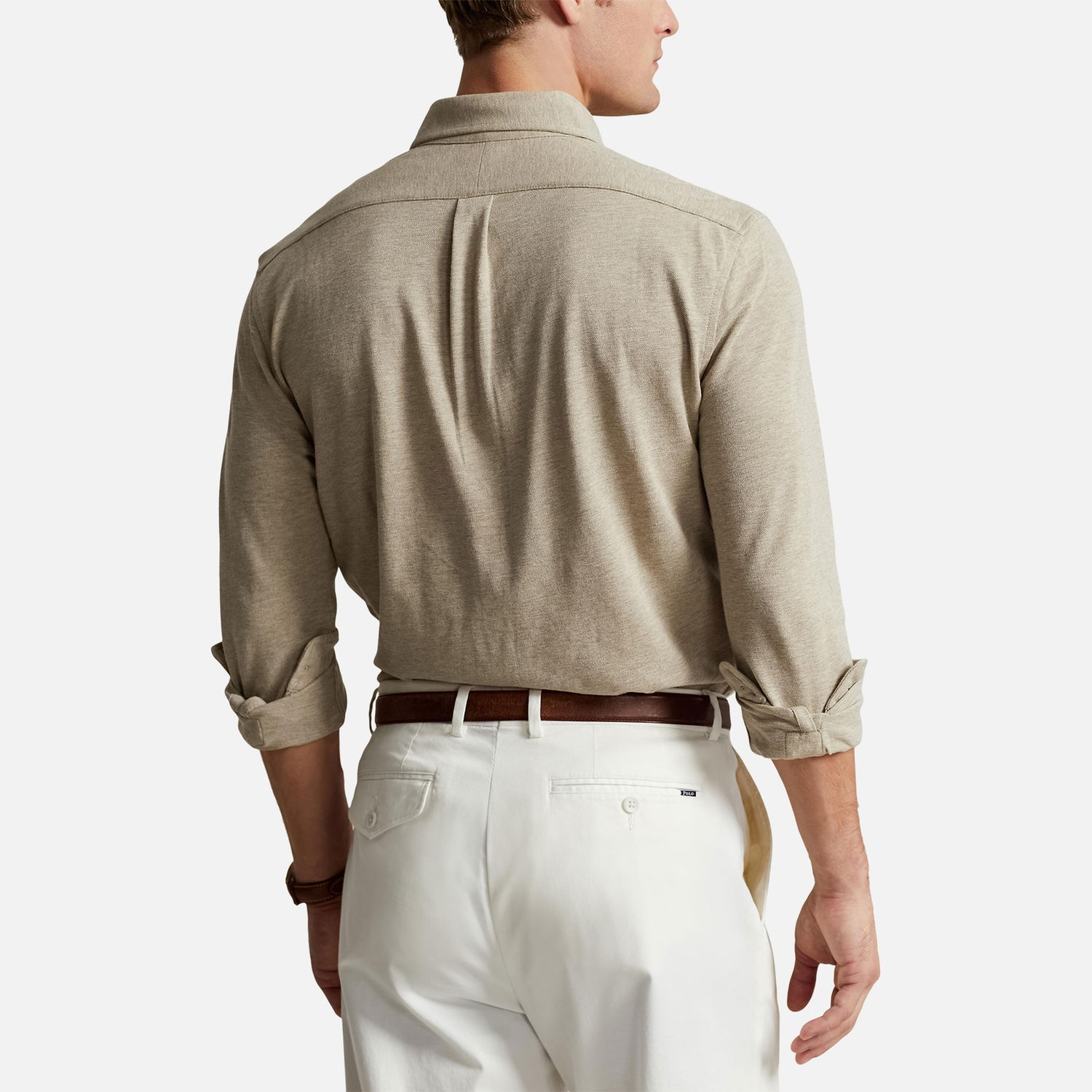 Skjorte Polo by Ralph Lauren Ralph Lauren Featherweight Pique Shirt Beige | 710654408119, 1