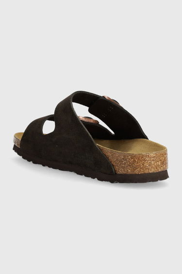 Sneakers og sko Birkenstock Birkenstock Arizona Suede Slides Brun | 1027083, 2