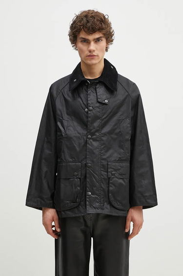 Regnfrakke Barbour OS Bedale Wax Jacket Sort | MWX1679, 0
