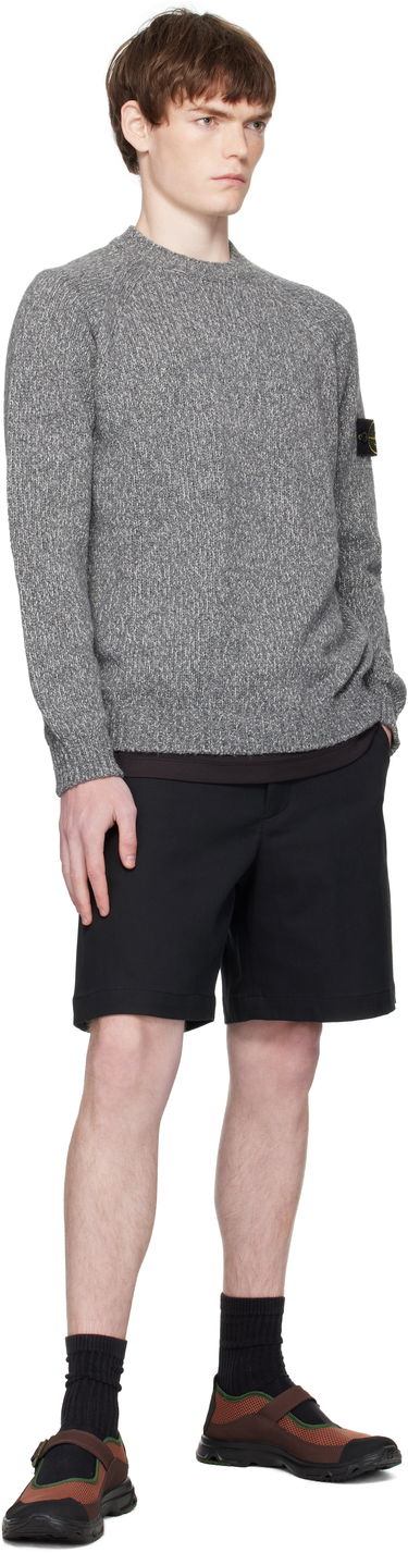 Sweater Stone Island Stone Island Crew Neck Sweater Grå | K2S15 5100050 S00N1, 4