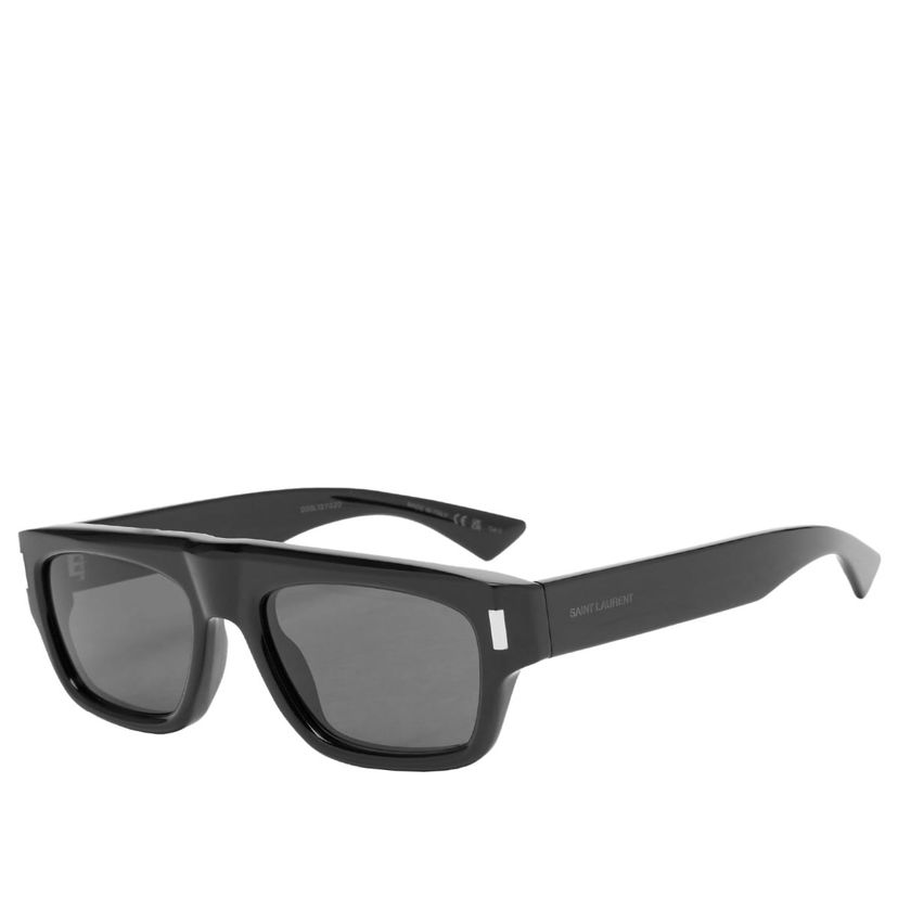 Solbriller Saint Laurent Saint Laurent SL 762 Rectangular Sunglasses Sort | 30016542001