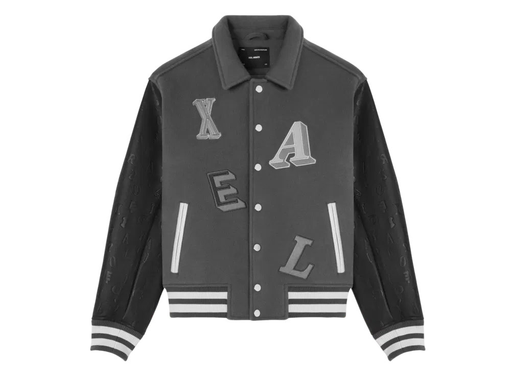 Jakke AXEL ARIGATO Typo Varsity Jacket Grå | A1017002, 0