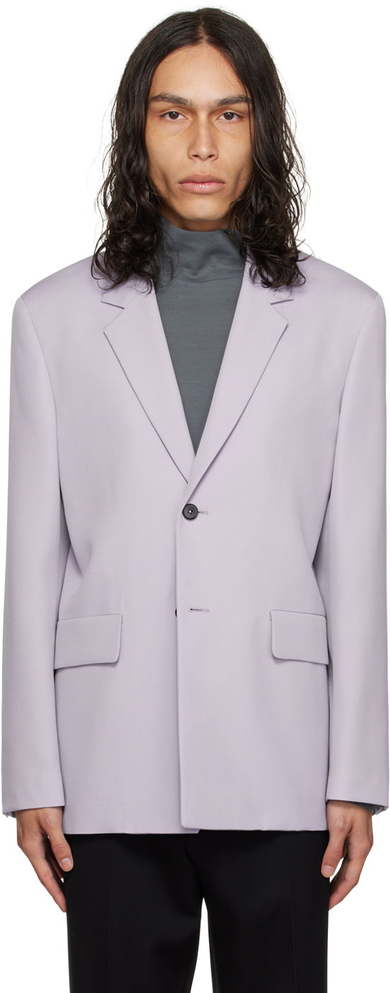 Frakker Jil Sander Single-Breasted Blazer Lilla | J22BN0138_J40002, 0
