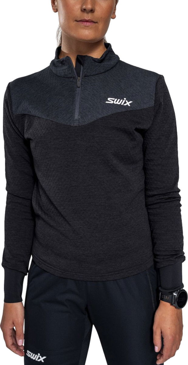 Sweatshirt SWIX Dynamic Midlayer Half Zip Top Sort | 10084-23-10150