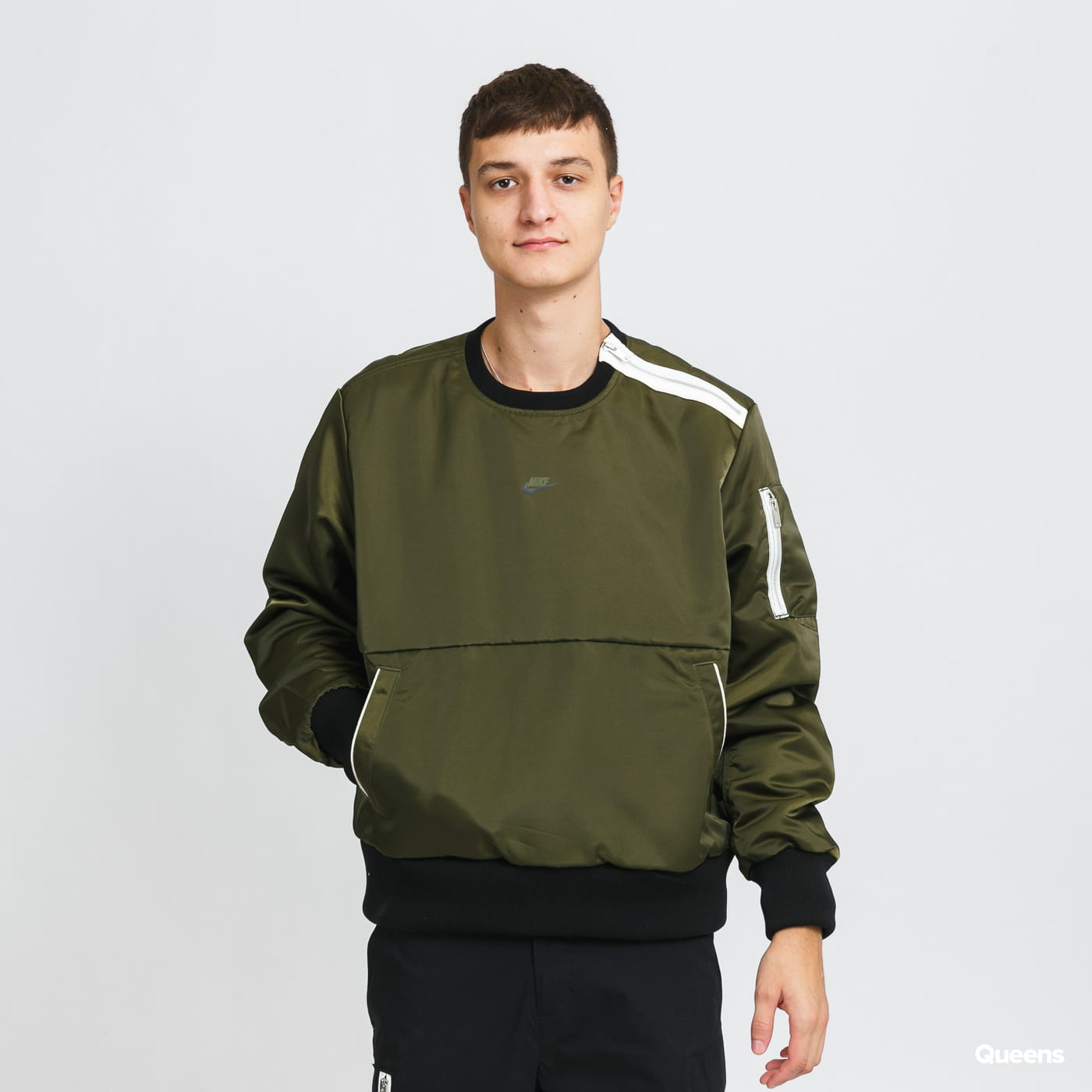 Jakke Nike Ste+ Filled Crew Grøn | DD5007-326, 0