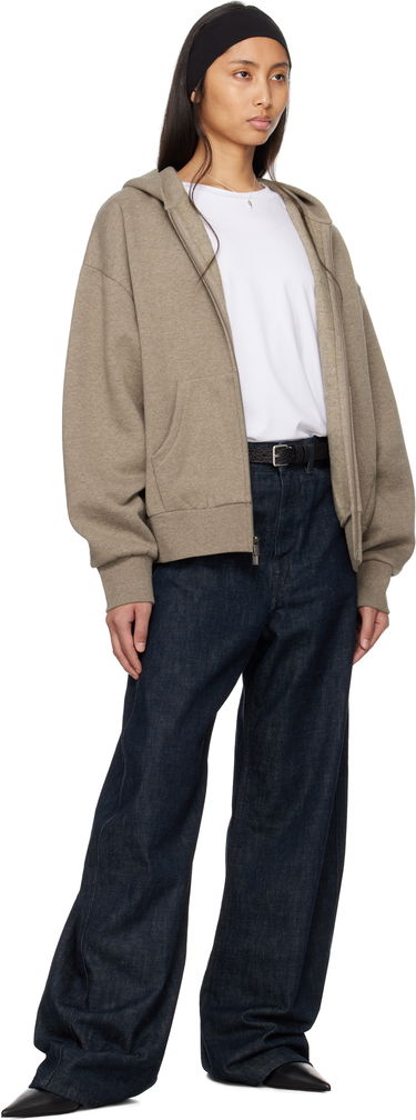 Sweatshirt Fear of God Fear of God ESSENTIALS Classic Full Zip-Up Hoodie Grå | 192AS254781F, 4