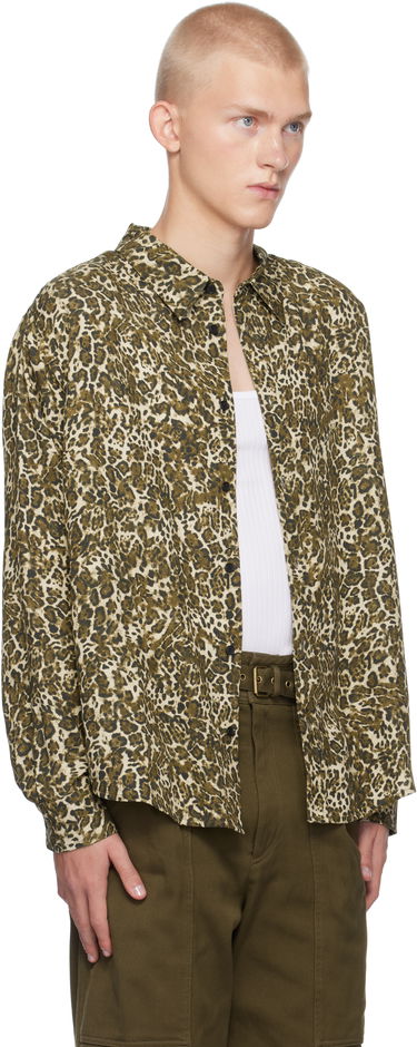 Skjorte ISABEL MARANT Isabel Marant Cybilio Leopard Print Shirt Beige | CH01B-B4I03H, 1