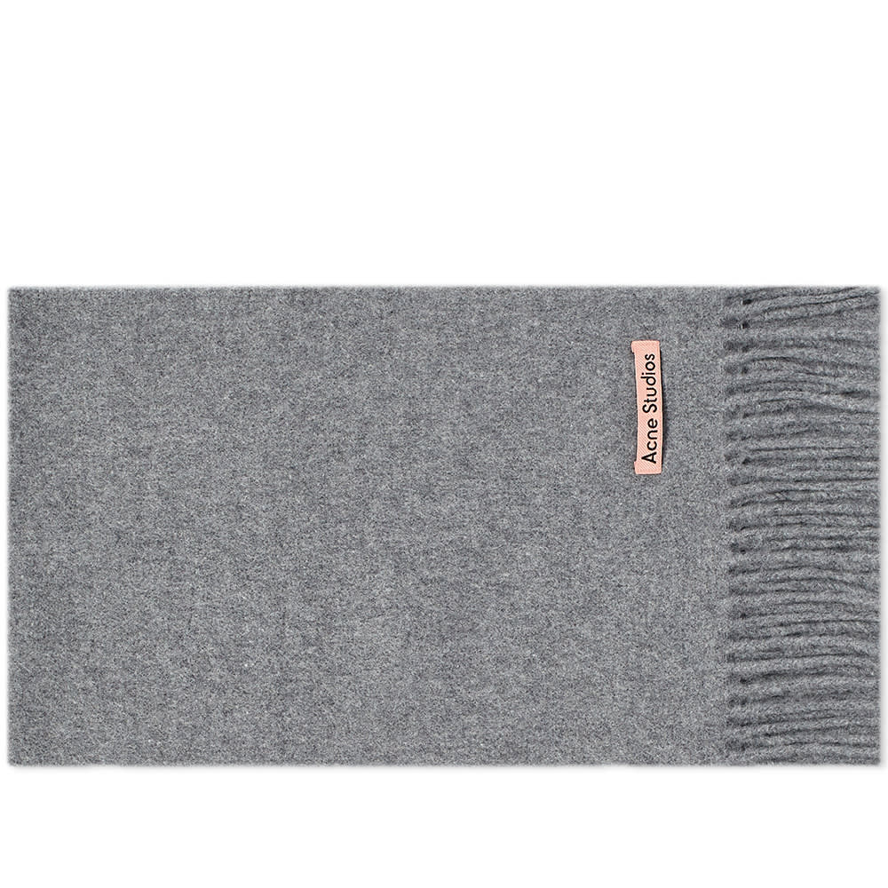 Tørklæde Acne Studios Canada Skinny New Scarf Grey Melange Grå | CA0218-990, 0