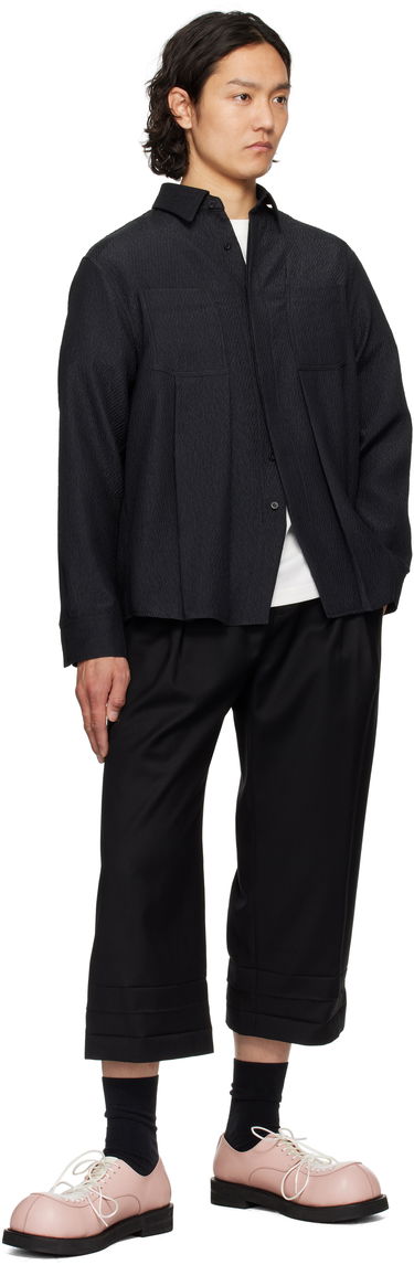 Skjorte ADER ERROR ADER error Product. 53 Textured Shirt Sort | BO01SSSH0101BK, 3