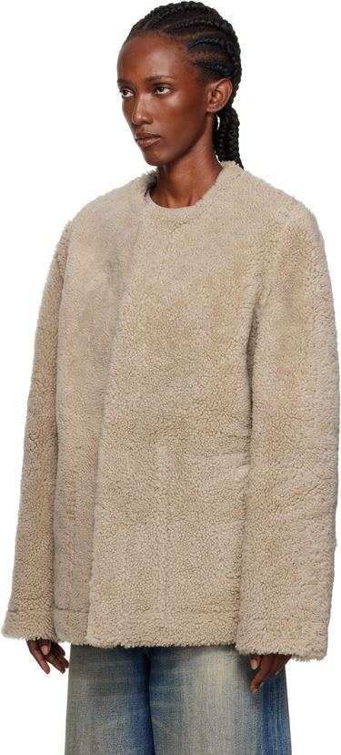 Jakke Maison Margiela MM6 Maison Margiela Sports Shearling Jacket Sort | S52AM0330 M07010, 3