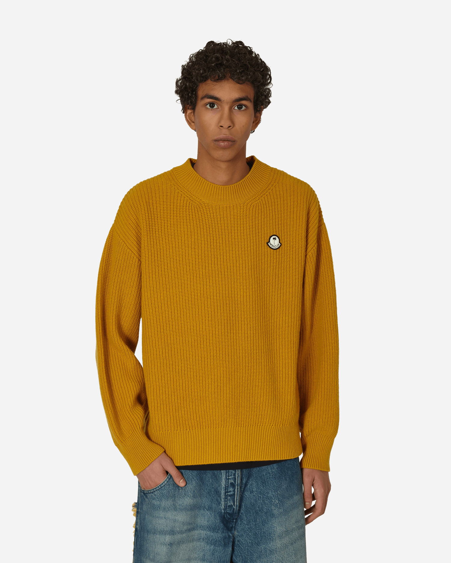 Sweater Moncler Palm Angels x Wool Sweater Orange | 9C00002M1241 131, 1