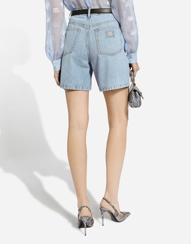 Shorts Dolce & Gabbana Denim Bermuda Shorts Blå | FTC61DG8LU4S9001, 3