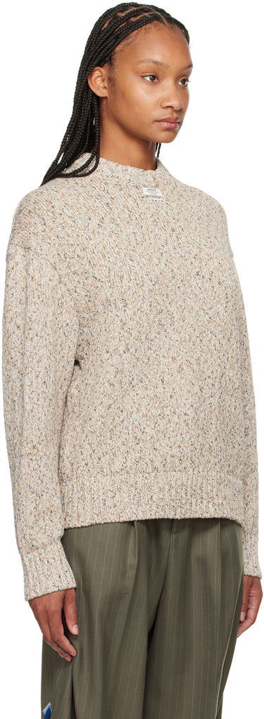 Sweater ADER ERROR Patch Speckled Knit Sweater Beige | BN01SSKT0301OT, 1
