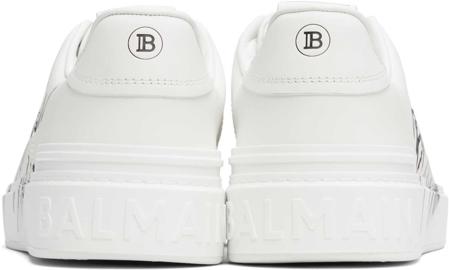 Sneakers og sko Balmain Balmain B-Court Hvid | EM0VI288LIPB, 1