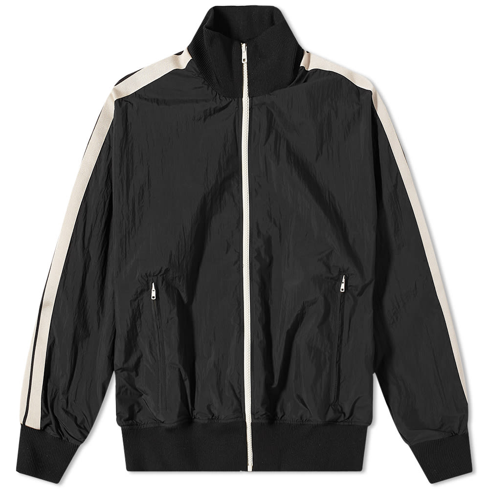 Bomberjakke Palm Angels Curved Logo Track Jacket Sort | PMBD030C99FAB0011001, 0