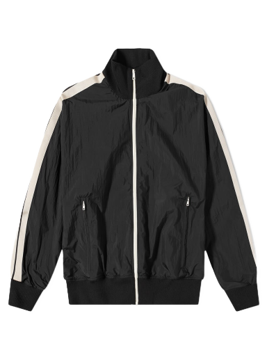 Bomberjakke Palm Angels Curved Logo Track Jacket Sort | PMBD030C99FAB0011001