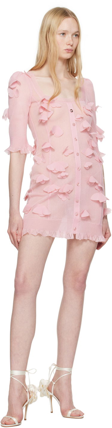 Kjole Coperni Coperni Knitted Butterfly Mini Dress Lyserød | COPML143Y3015, 3