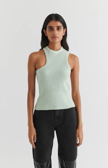 Tanktop AXEL ARIGATO Scoop Asymmetric Tank Top Grå | A2212001, 2