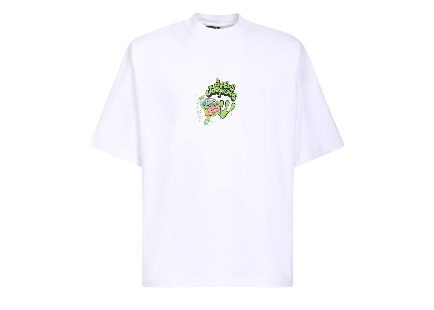 T-shirt Jacquemus Le T-Shirt Grenouille Frog Hvid | 226JS068-2099-1CE, 0