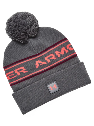 Beanie Under Armour Halftime Pom Beanie Grå | 1379985-013